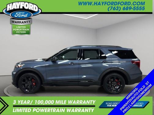 Blue Metallic 2021 Ford Explorer ST