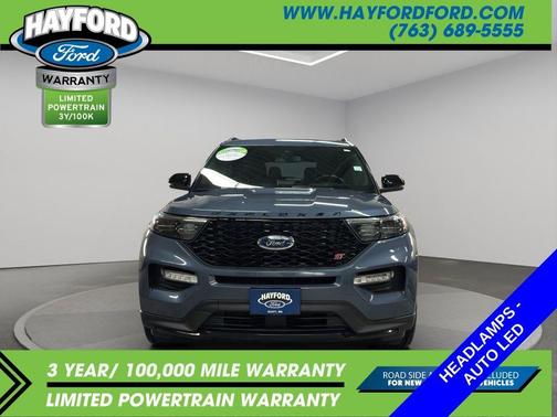 Blue Metallic 2021 Ford Explorer ST