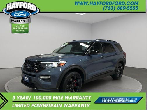 Blue Metallic 2021 Ford Explorer ST