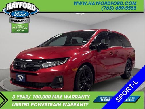Red 2025 Honda Odyssey Sport-L