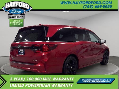 Red 2025 Honda Odyssey Sport-L