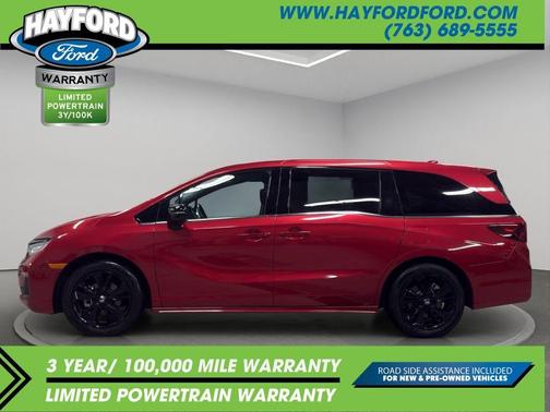 Red 2025 Honda Odyssey Sport-L