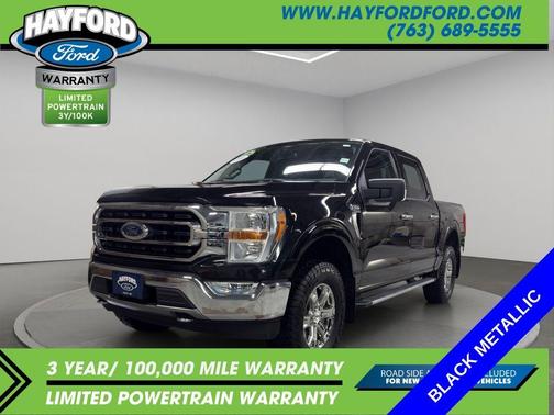 Black Metallic 2021 Ford F-150 XLT