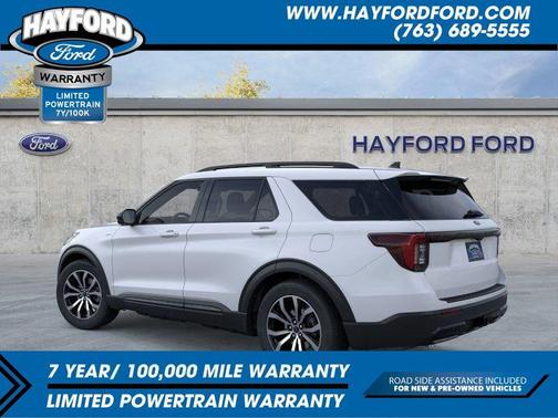 Space White Metallic 2026 Ford Explorer ST-Line