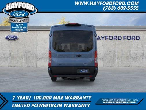Blue Metallic 2026 Ford Transit-350 148 WB Medium Roof Cargo