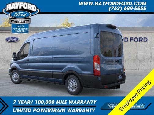 Blue Metallic 2026 Ford Transit-350 148 WB Medium Roof Cargo