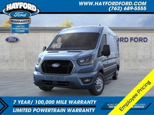 Blue Metallic 2026 Ford Transit-350 148 WB Medium Roof Cargo