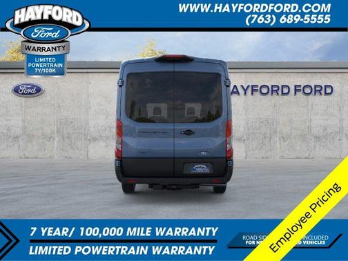 Blue Metallic 2026 Ford Transit-350 148 WB Medium Roof Cargo