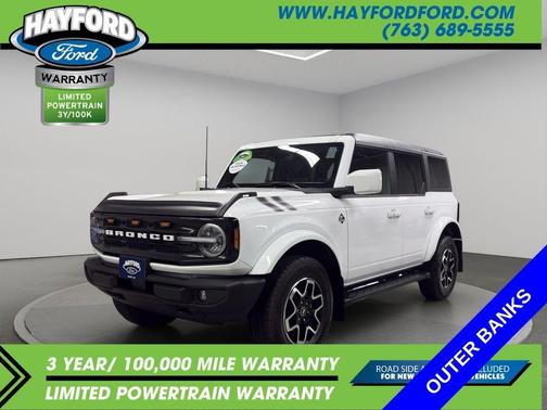 Oxford White 2024 Ford Bronco Outer Banks