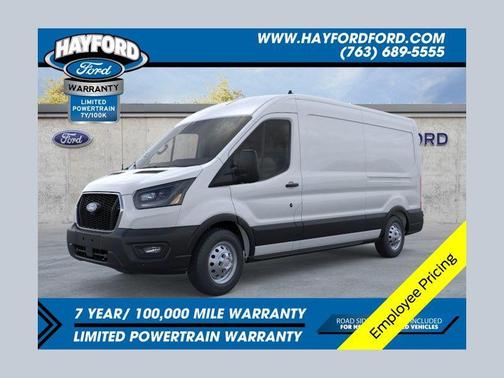 Oxford White 2026 Ford Transit-250 148 WB Medium Roof Cargo