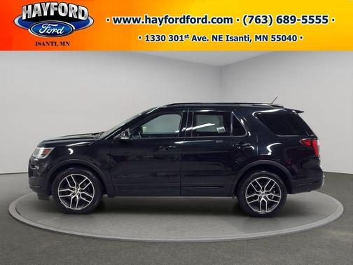 Black 2019 Ford Explorer sport