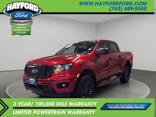 Red 2020 Ford Ranger XLT