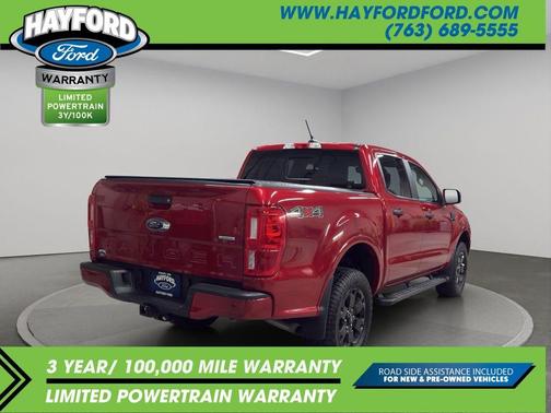 Red 2020 Ford Ranger XLT