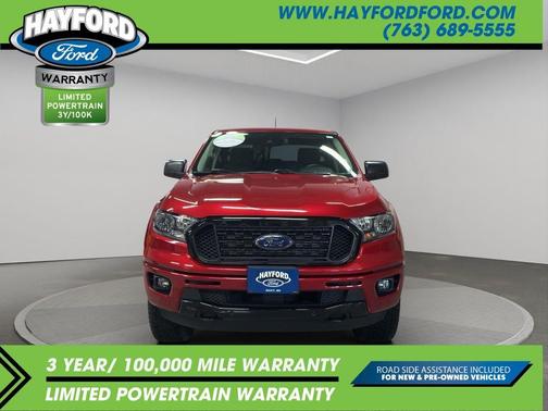 Red 2020 Ford Ranger XLT