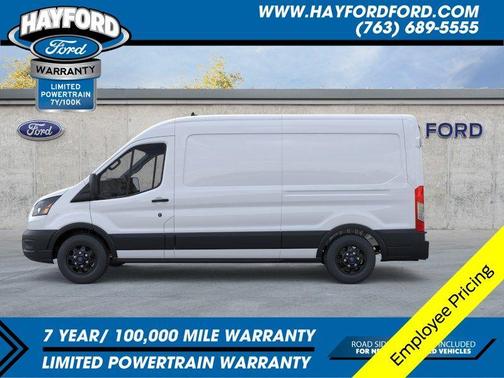 Oxford White 2026 Ford Transit-250 148 WB Medium Roof Cargo