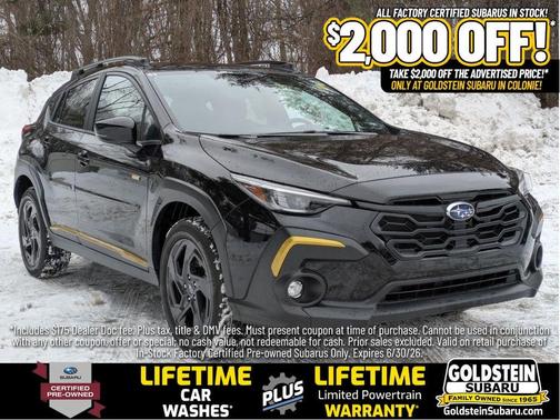 Crystal Black Silica 2025 Subaru Crosstrek Sport