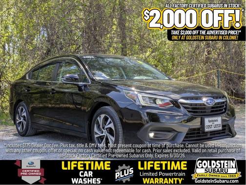 Crystal Black Silica 2022 Subaru Legacy Premium