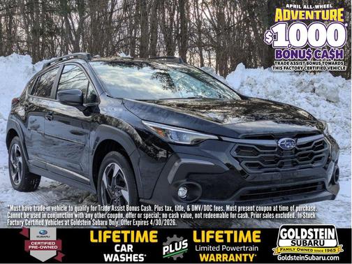 Crystal Black Silica 2025 Subaru Crosstrek Limited