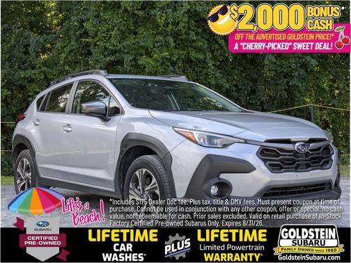 Ice Silver Metallic 2024 Subaru Crosstrek Premium