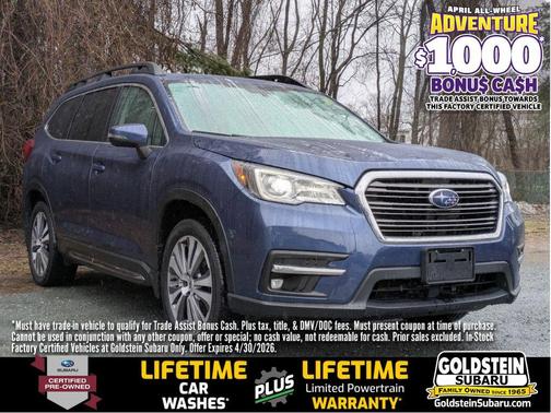 Abyss Blue Pearl 2022 Subaru Ascent Limited