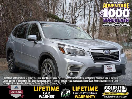 Ice Silver Metallic 2021 Subaru Forester Limited