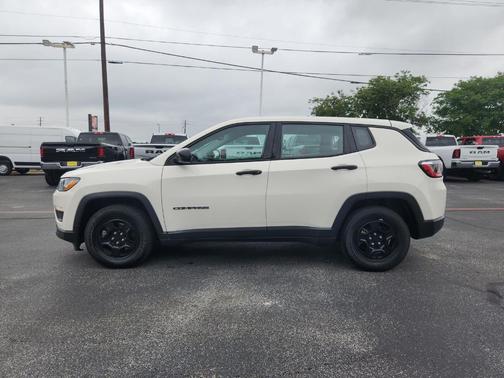 White Clearcoat 2020 Jeep Compass Sport