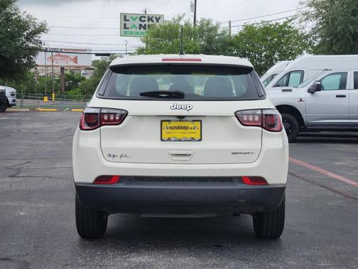White Clearcoat 2020 Jeep Compass Sport