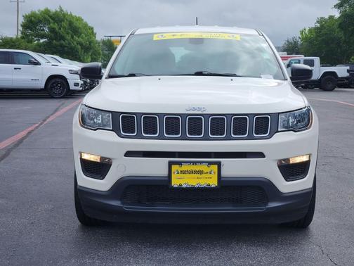 White Clearcoat 2020 Jeep Compass Sport