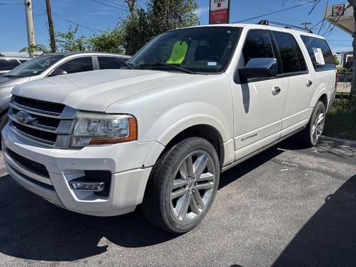White Platinum 2017 Ford Expedition EL Platinum