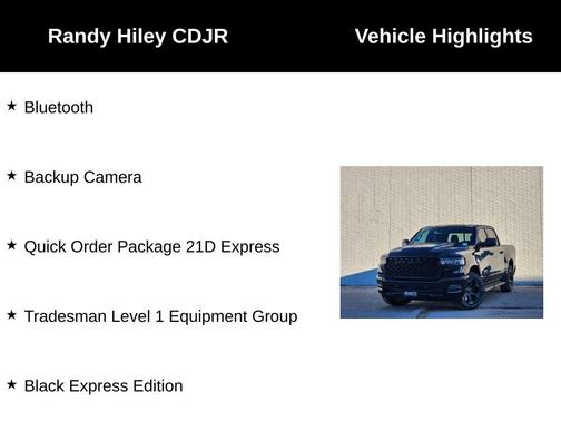 Diamond Black 2026 RAM 1500 Express
