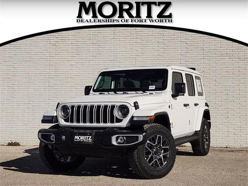 Bright White Clearcoat 2026 Jeep Wrangler Sahara SUV