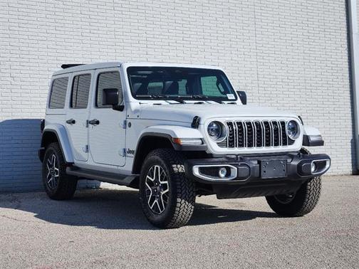 Bright White Clearcoat 2025 Jeep Wrangler Sahara