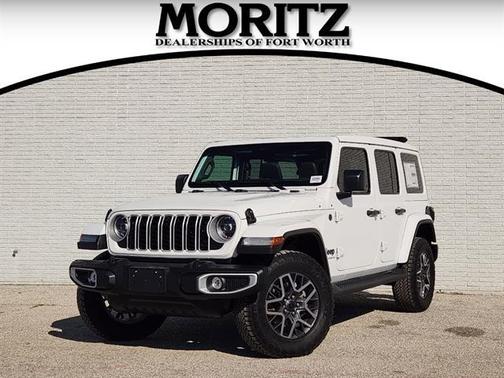 Bright White Clearcoat 2025 Jeep Wrangler Sahara