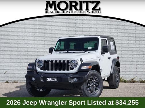 Bright White Clearcoat 2026 Jeep Wrangler Sport