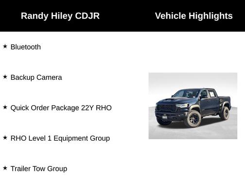 Diamond Black 2026 RAM 1500 RHO