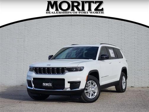 Bright White Clearcoat 2025 Jeep Grand Cherokee L Laredo SUV
