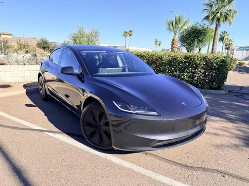 Gray 2025 Tesla Model 3 Long Range