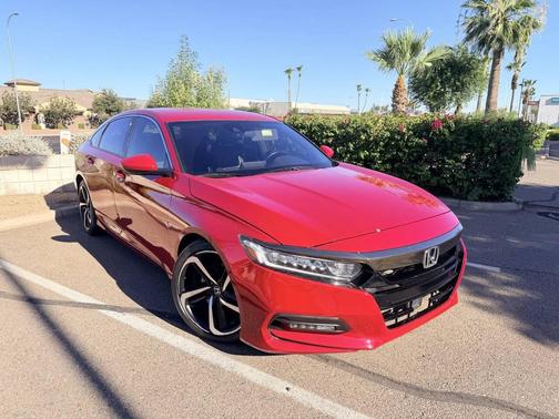 Red 2019 Honda Accord Sport