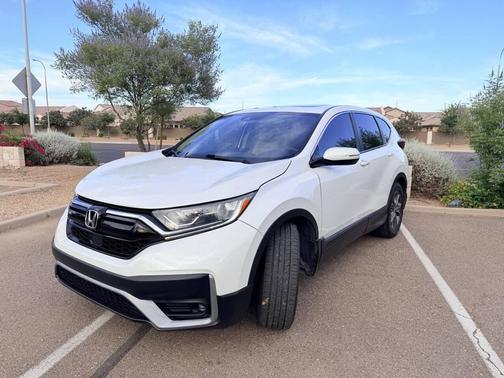 White 2021 Honda CR-V 2WD EX