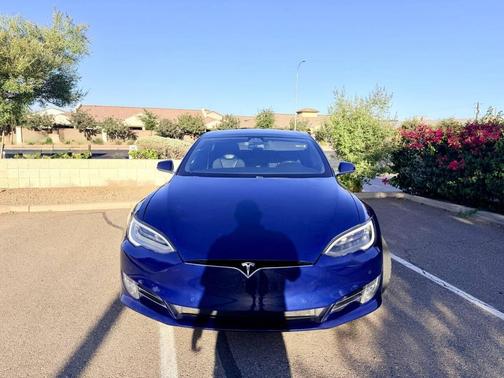 Blue 2018 Tesla Model S 75D
