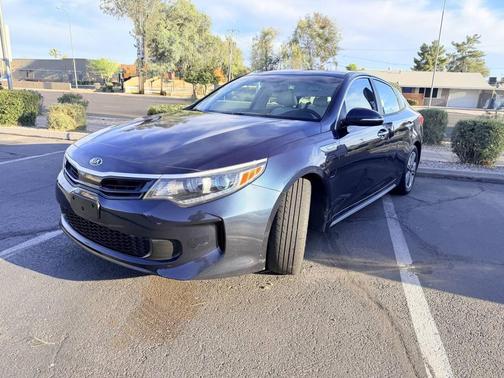 Blue 2018 Kia Optima Plug-In Hybrid EX