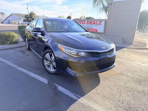Blue 2018 Kia Optima Plug-In Hybrid EX