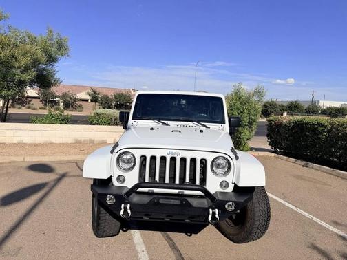 White 2017 Jeep Wrangler Unlimited Sahara