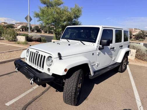 White 2017 Jeep Wrangler Unlimited Sahara