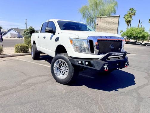 White 2017 Nissan Titan SV