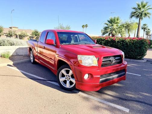 Red 2008 Toyota Tacoma X-Runner Access Cab