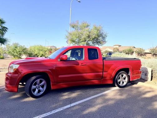 Red 2008 Toyota Tacoma X-Runner Access Cab