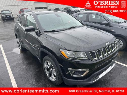 Diamond Black Crystal Pearlcoat 2020 Jeep Compass Limited