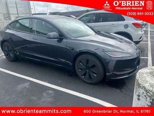 Grey 2025 Tesla Model 3 Long Range