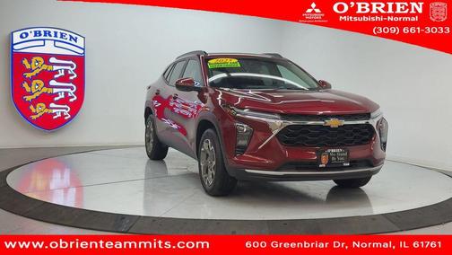 Crimson Metallic 2025 Chevrolet Trax LT